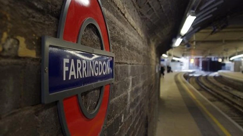 Farringdon tube station Farringdon tube station, known for The Screaming Spectre
