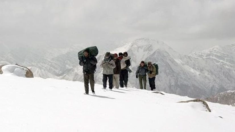 A still from the movie, snow A still from the movie, snow