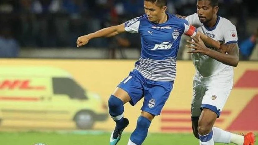 Bengaluru FC, Sunil Chhetri Bengaluru FC vs Chennaiyin FC (Photo: Indiansuperleague.com)