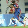 Bengaluru FC's Miku celebrates after scoring against Chennaiyin FC (Photo: indiansuperleague.com)