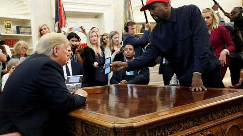 Kanye West, trump, west with trump, kanye west trump Kanye West with US President Donald Trump