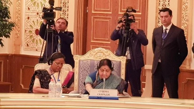 Sushma Swaraj Sushma Swaraj Photo: Twitter/@MEAIndia