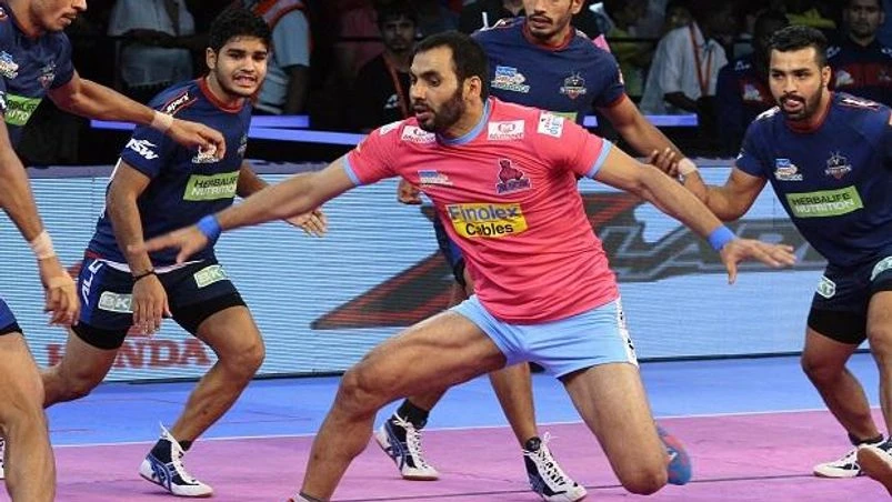 PKL 2018 Jaipur Pink Panthers vs Haryana Steelers LIVE:Monu in action today PKL 2018 Jaipur Pink Panthers vs Haryana Steelers LIVE:Monu in action today