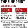 RIL to acquire majority shares in Hathway, DEN for Rs 52.3 billion