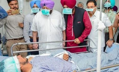 Punjab train accident: Amarinder visits injured, orders magisterial inquiry Amritsar train accident