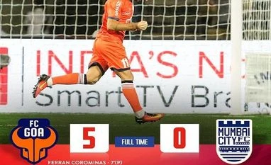 ISL 2018-19: Five-star show against Mumbai City takes Goa to top of table FC Goa vs Mumbai City FC