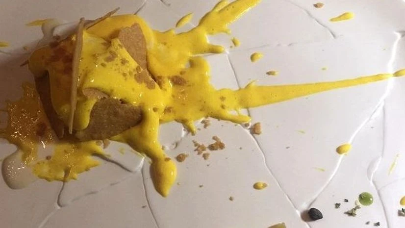 A plate of Oops! I Dropped the Lemon Tart A plate of Oops! I Dropped the Lemon Tart