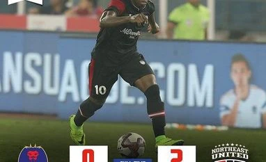 Delhi Dynamos FC, NorthEast United FC Delhi Dynamos FC vs NorthEast United FC (Photo: indiansuperleague.com)