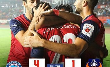 Jamshedpur FC, FC Goa Jamshedpur FC vs FC Goa (Photo: indiansuperleague.com)
