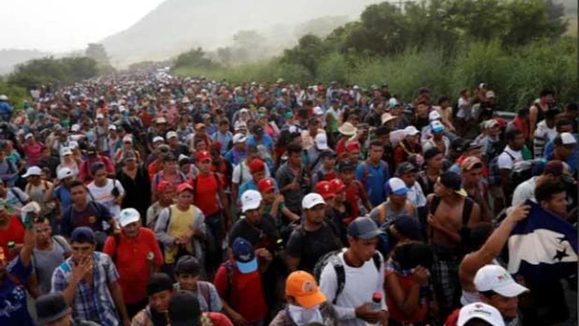 migrants A caravan of thousands of migrants from Central America