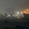 A thick haze engulfed ITO (New Delhi) on Diwali day.