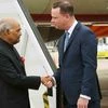 President Ram Nath Kovind arrives Australia on a three-day tour Photo: @rashtrapatibhvn / Twitter