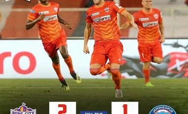 FC Pune City, Jamshedpur FC FC Pune City vs Jamshedpur FC (Photo: indiansuperleague.com)