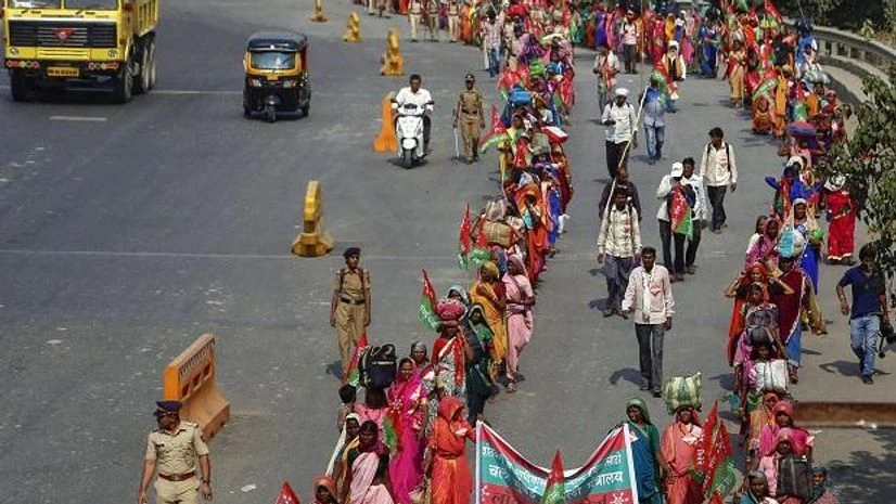 Maharashtra farmers' protest Maharashtra farmers' protest