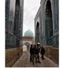 The Shah-i-Zinda avenue of mausoleums in Samarkand
