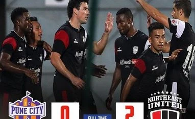 ISL 2018-19: Ogbeche scores in NorthEast United's 2-0 win over Pune City FC Pune City, NorthEast United FC