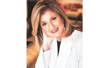 Arianna Huffington, co-founder and former editor-in-chief of Huffington Pos Arianna Huffington, co-founder and former editor-in-chief of Huffington Pos