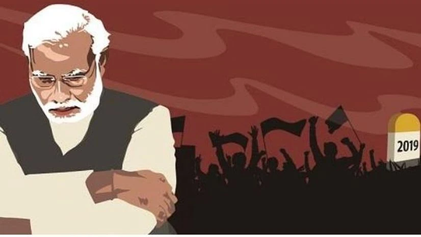 Narendra Modi. Illustration: Binay Sinha Narendra Modi