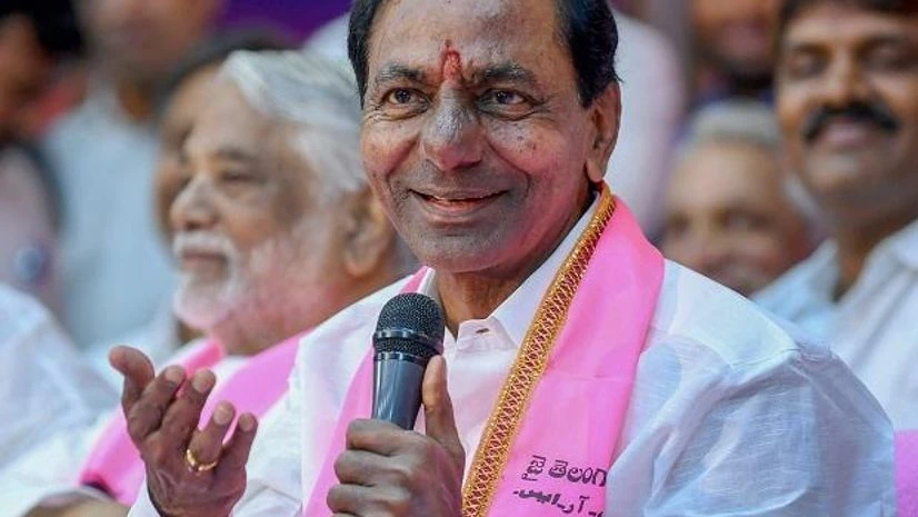 kcr, K Chandrashekar Rao Telangana Rashtra Samithi (TRS) president K Chandrashekar Rao (KCR) during his swearing-in ceremony as the Chief Minister of Telangana, in Hyderabad, Thursday | Photo: PTI