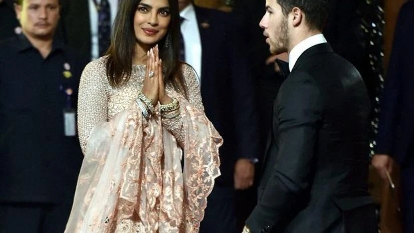 Priyanka chopra and nick jonas at Isha ambani wedding Priyanka chopra and nick jonas at Isha ambani wedding