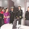 Defence minister Nirmala Sitharaman, addresses an audience that included the envoys to New Delhi of several  global powers and regional countries. They were invited to join an international version of IMAC called the Information Fusion Centre for the