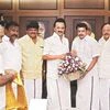 Senthil Balaji (right) dubbed DMK chief M K Stalin a leader with charisma