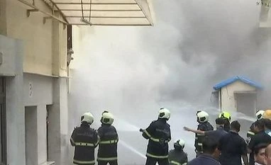 Fire breaks out at Sadhana Mill, under-construction building in Mumbai mumbai fire, sadhna mill fire, fire,