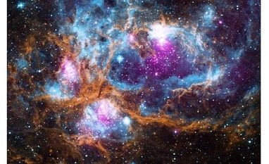 In a first, astronomers find precise location of cosmic radio waves Cosmic winter wonderland