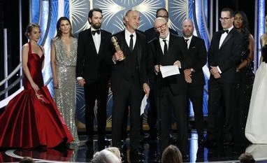 Golden Globes 2019: Christian Bale to Lady Gaga, the complete winners' list Joe Weinberg (R) accepts the award for Best TV Series