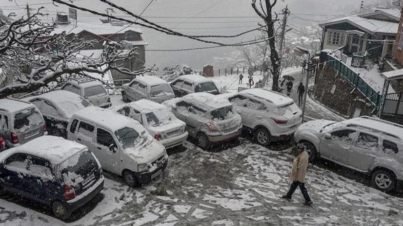 snowfall in shimla snowfall in shimla