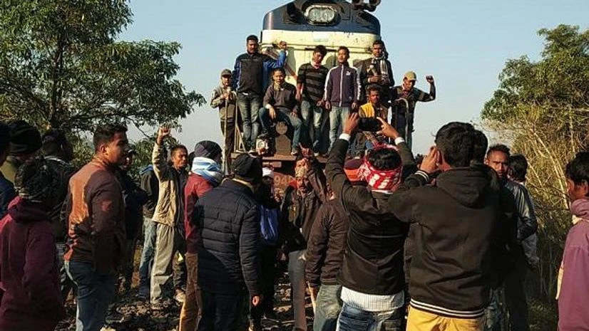 Bharat Bandh in Assam bharat bandh assam