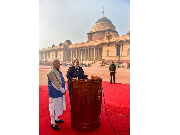 The Norwegian PM : 'I am excited to be in India. We hope for good friendship & partnership with India' The Norwegian PM : 'I am excited to be in India. We hope for good friendship & partnership with India'