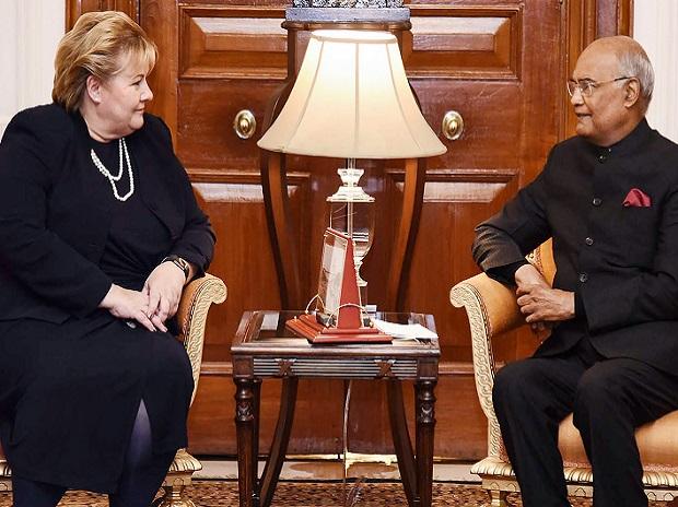 India seeks Norwegian partnerships to support its key initiatives like 'Make in India' and 'Clean India': President Ram Nath Kovind India seeks Norwegian partnerships to support its key initiatives like 'Make in India' and 'Clean India': President Ram Nath Kovind