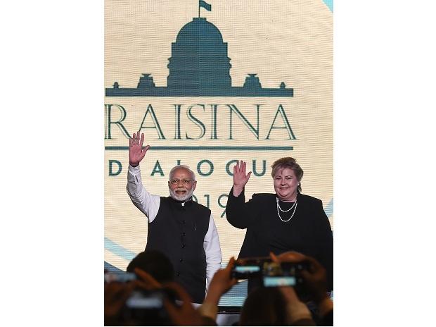Raisina Dialogue: Can't let global trade rivalry dominate, says Norwegian PM Raisina Dialogue: Can't let global trade rivalry dominate, says Norwegian PM