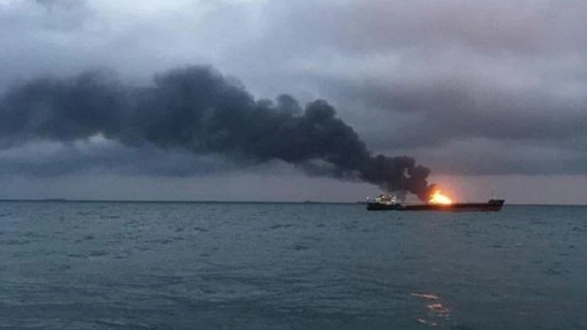 Kerch Strait ship explosion Kerch Strait ship explosion