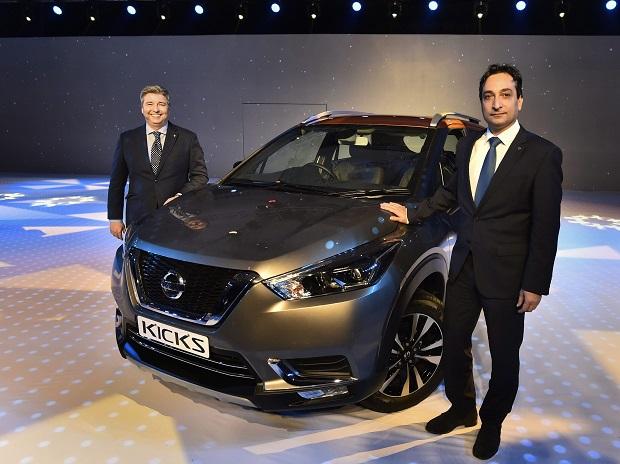 Nissan execs Thomas Kuehl and Peyman Kargar at the launch Nissan execs Thomas Kuehl and Peyman Kargar at the launch