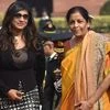 Defence Minister Nirmala Sitharaman welcomes Maldives Defence Minister Mariya Ahmed Didi for a guard of honour at South Block in New Delhi