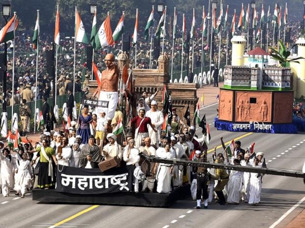 Maharastra tableau on display at Rajpath during the 70th Republic Day Parade Maharastra tableau on display at Rajpath during the 70th Republic Day Parade