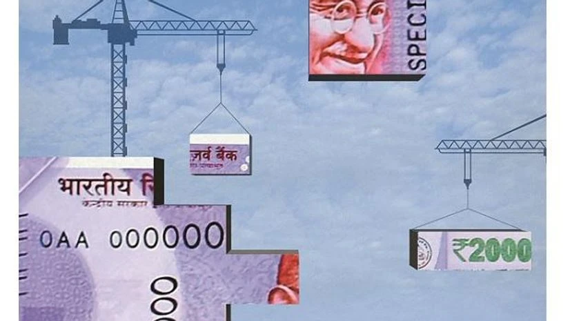 Govt borrowing, loan, fiscal deficit Illustration by Ajay Mohanty