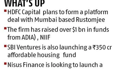 HDFC Capital plans to form 3 investment platforms for affordable housing hdfc