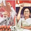 The BJP is straining at the leash for an exponential increase in its tally from two to 20 , while the Trinamool Congress (TMC) is looking to net all 42 Lok Sabha seats in the state