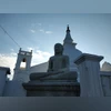A Buddhist temple in Galle