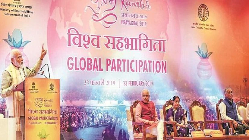 Prime Minister Narendra Modi addresses delegates from various countries at the Pravasi Bhartiya Kendra, in New Delhi, on Saturday. Union Minister for External Affairs Sushma Swaraj and Minister of State for External Affairs V K Singh were also presen Prime Minister Narendra Modi addresses delegates from various countries at the Pravasi Bhartiya Kendra, in New Delhi, on Saturday. Union Minister for External Affairs Sushma Swaraj and Minister of State for External Affairs V K Singh were also presen