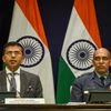 MEA spokesperson Raveesh Kumar and Air Vice Marshal RGK Kapoor