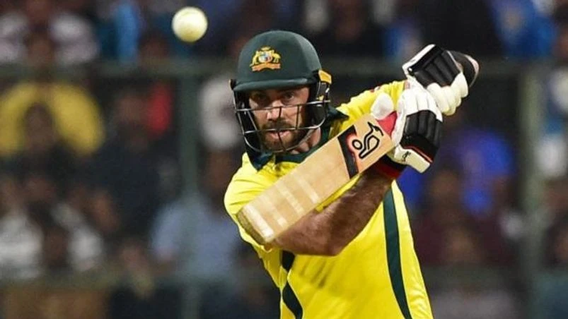 Glenn Maxwell Australia's Glen Maxwell plays a shot against India during the 2nd T20 cricket match at Chinnaswamy Stadium. Photo: PTI