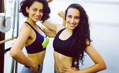 What do the rich and famous do when they aren't working? They work out Kangana Ranaut, Namrata Purohit