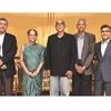 (From left) Larsen &amp; Toubro senior vice-president and electrical  and automation head Hasit Joshipura, former Hindustan Petroleum Corporation chairman and managing director Nishi Vasudeva, Rediff.com founder &amp; CEO Ajit Balakrishnan, and chair