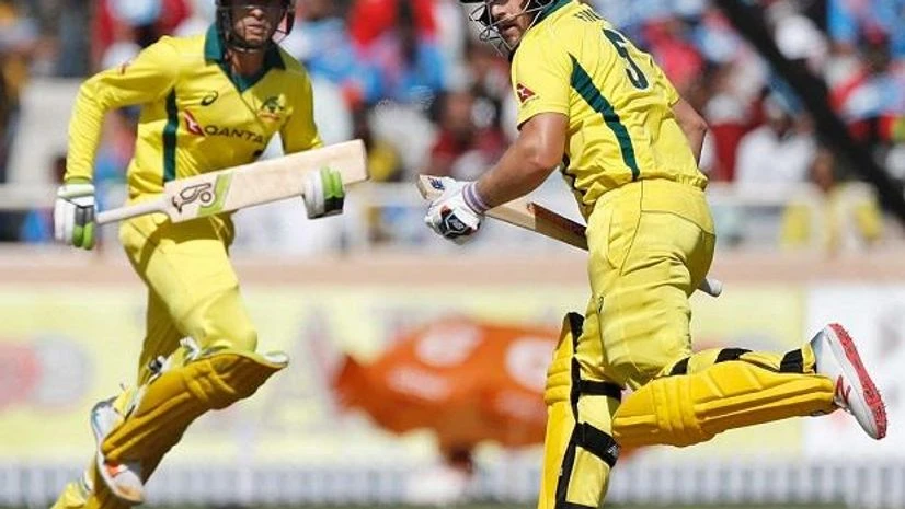 Usman Khawaja and Aaron Finch. Photo: @cricketcomau Usman Khawaja and Aaron Finch