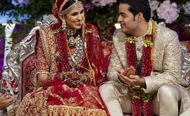 In pics: The world's who's who attend Ambani scion's star-studded wedding Shloka Mehta, Akash Ambani