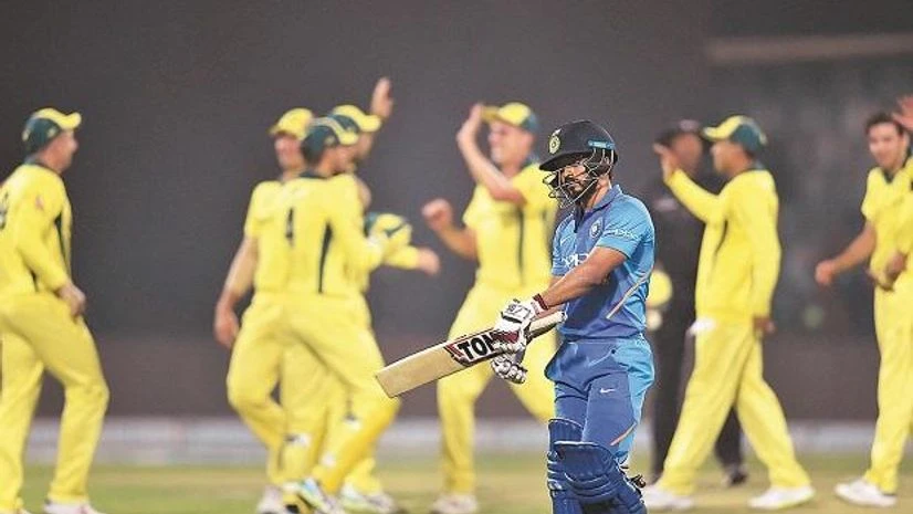 Kedar Jadhav walks back to the pavillion during the decider in Delhi. Photo: Reuters Kedar Jadhav walks back to the pavillion during the decider in Delhi. Photo: Reuters